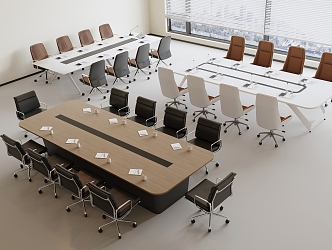 Modern Conference Table 3d model