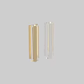 Sleek Modern Gold Wall Lamp With Metal Frame For Indoor Lighting Design