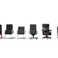 Different Types of Modern Office Chairs with Leather Upholstery and Adjustable Features