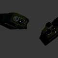 Green Military Style Doorbell Devices With Handheld Design Antenna And Keypad