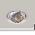 Modern Moon Light Moon Gypsum Ceiling Planet Ceiling Cosmic Ceiling House Silent Wind Moon Ceiling Cream Wind Moon Light 3d model