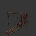 stone-throwing machine 3d model