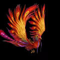 Modern Phoenix Animation 3d model