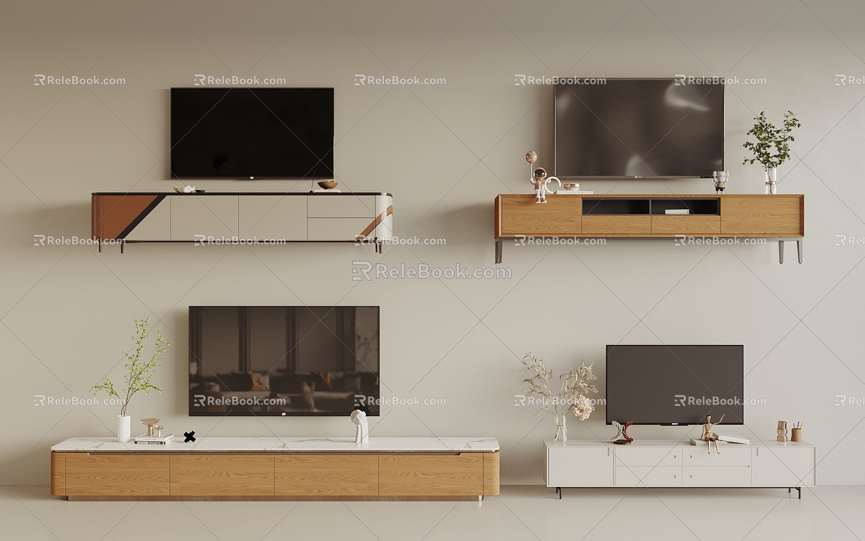 Modern TV Cabinet 3d model