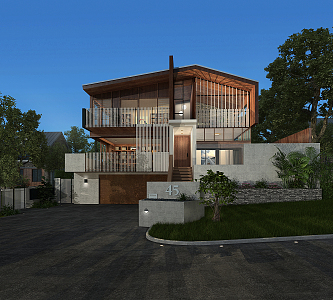 Modern Villa 3d model