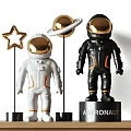 Astronaut Ornaments Astronaut Planet Ornaments Children's Ornaments 3d model