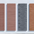Building Exterior Wall Design With Different Color Brick Wall Texture Samples