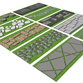 Modern slate luting step 3d model