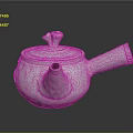 Copper Colored Hand Hammered Teapot with Lid and Spout as Daily Electrical Appliance