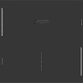 Gray Modular Scene Components With Textured Panels And Various Heights