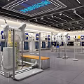 FQE Clothing Store Modern Interior With Clothing Displays Mannequins And Shelves