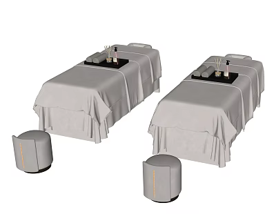 Modern massage bed nursing bed 3d model Modern massage bed nursing bed 3d model