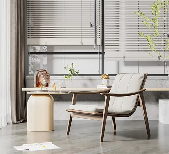 modern leisure chair 3d model