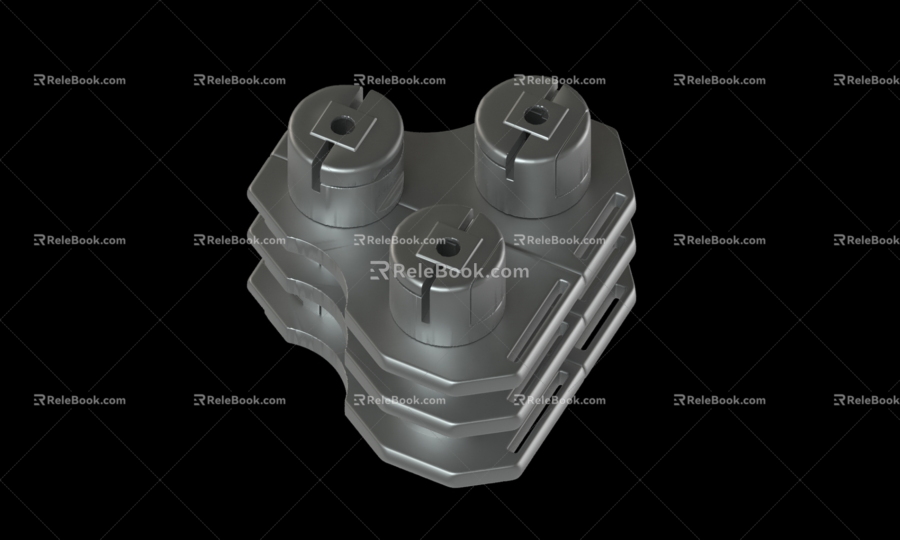 Machine Parts 12 3d model