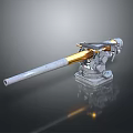laser tower turret turntable sci-fi tower defense game tower defense sci-fi turret game turret game turret 3d model