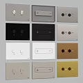 Various Colored Electrical Wall Switches With Different Design Patterns And Finishes