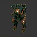 Mecha Warrior Mecha Soldier Machine Armor Mechanical Armor 3d model