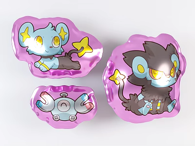 Modern Balloon Home Decoration Balloon Beauty Chen Pendant 3d model