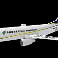 China Postal Airlines White Passenger Aircraft With Blue Tail And Postal Logo