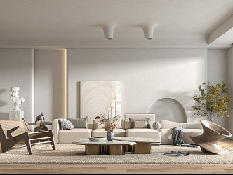 The Silent Living Room 3d model