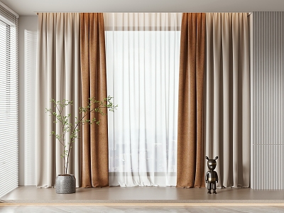 Curtains 3d model