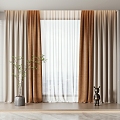 Curtains 3d model