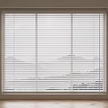 White Horizontal Window Blinds For Home Interior Light Control And Privacy 3d model