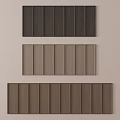 Modern Wooden Wall Paneling Design With Different Natural Wood Tones And Textured Surfaces