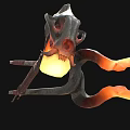 Heavy Duty Industrial Grade Blacksmith Tongs Holding Glowing Hot Fireball For Metalworking Crafts