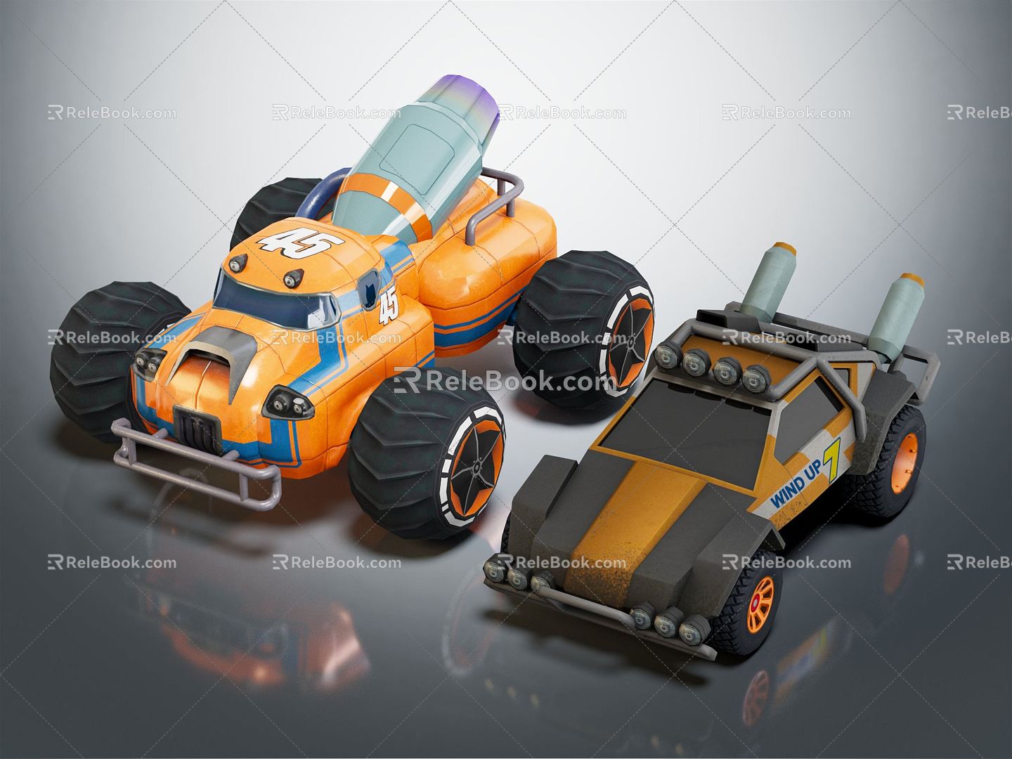 Modern Toy Car Vehicle 3d model