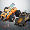 Modern Toy Car Vehicle 3d model