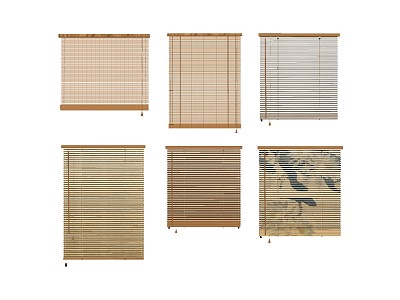 Modern venetian blinds roller blinds sunshade bamboo curtain mat curtain model