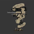 Mecha Warrior Mecha Soldier Machine Armor Mechanical Armor 3d model