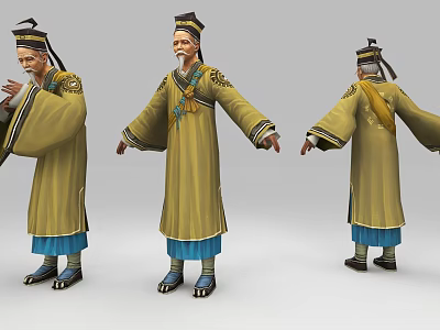 Modern game character veteran 3d model Modern game character veteran 3d model