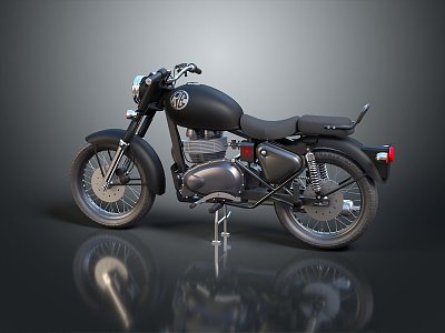 Motorcycle two-wheeled motorcycle off-road motorcycle road race motorcycle motor vehicle transport 3d model