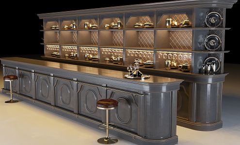 American Bar 3d model