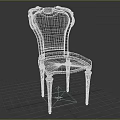 Elegant Single Chair With Black Leather Upholstery And Gold Decorative Accents