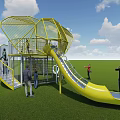 Elephant Slide 3d model