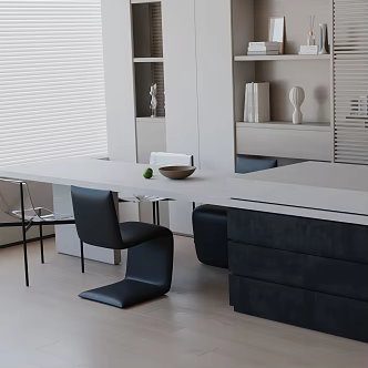 Modern table combination 3d model