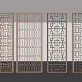 Screen partition 3d model