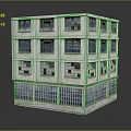 Multi Story White Building With Multiple Windows And Ground Floor Large Glass Panels