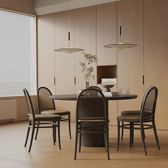 Modern dining table 3d model