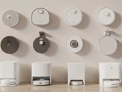 Smart Machines Featuring Modern Design And Various Home Device Models On 3d model