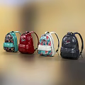 Trendy Colorful Backpacks Featuring Floral Patterns And Multiple Designs For Fashionable Use