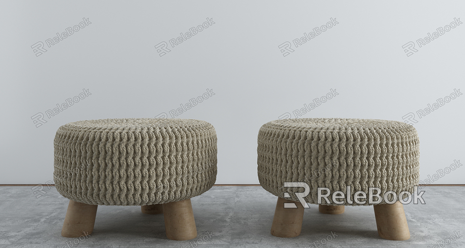 Modern Stool Casual Low Stool model