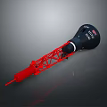 Aerospace Rocket Component Featuring Red Frame And Black Structure For Space Exploration
