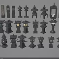 Diverse Traditional Outdoor Lights Featuring Ornamental Lantern Styles For Garden Decoration