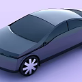 Sleek Modern Car Exterior Design With Smooth Body And Stylish Wheels