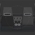 Premium Automotive Interior Components With Steering Wheel Seats Dashboard And Console
