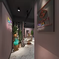 Modern Beauty Hair Salon Interior With Turquoise And Beige Chairs Marble Floor And Stylish Mirrors